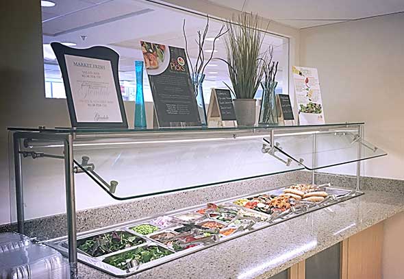 Photo of new food station.